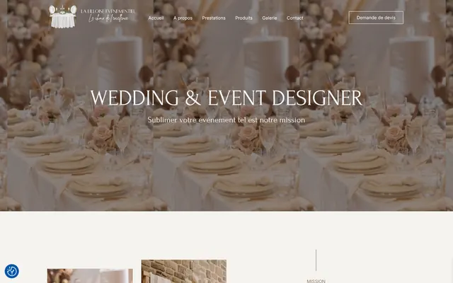 Client website: Events