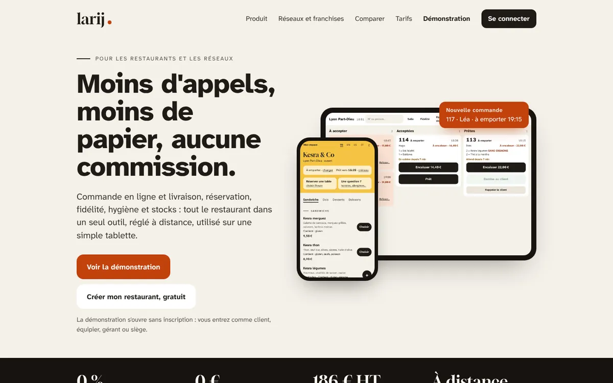 Larij home page